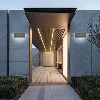 Brilagi - TESSI LED utomhusvägglampa 10W/230V svart IP54