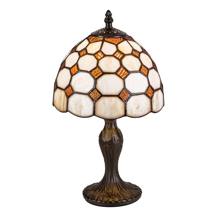 Brilagi - Tiffany-bordslampa i glasmosaik DORAN 1xE14/40W/230V