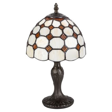 Brilagi - Tiffany-bordslampa i glasmosaik DORAN 1xE14/40W/230V