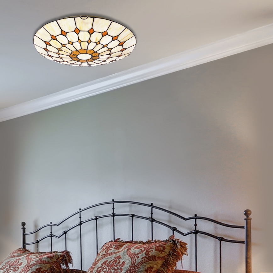 Brilagi - Tiffany-stil taklampa DORAN 2xE27/60W/230V