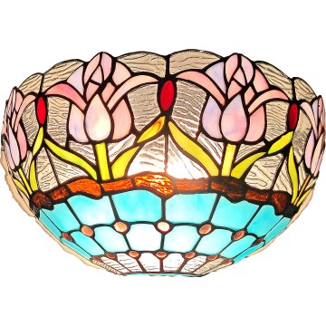 Brilagi - Tiffany-stil vägglampa LORAS 1xE14/40W/230V