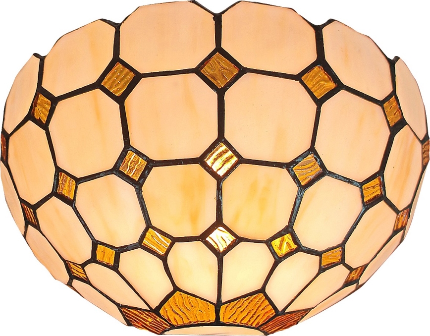 Brilagi - Tiffany-vägglampa DORAN i glasmosaik 1xE14/40W/230V