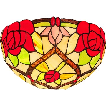 Brilagi - Tiffany-vägglampa i glasmosaik GARLAN 1xE14/40W/230V