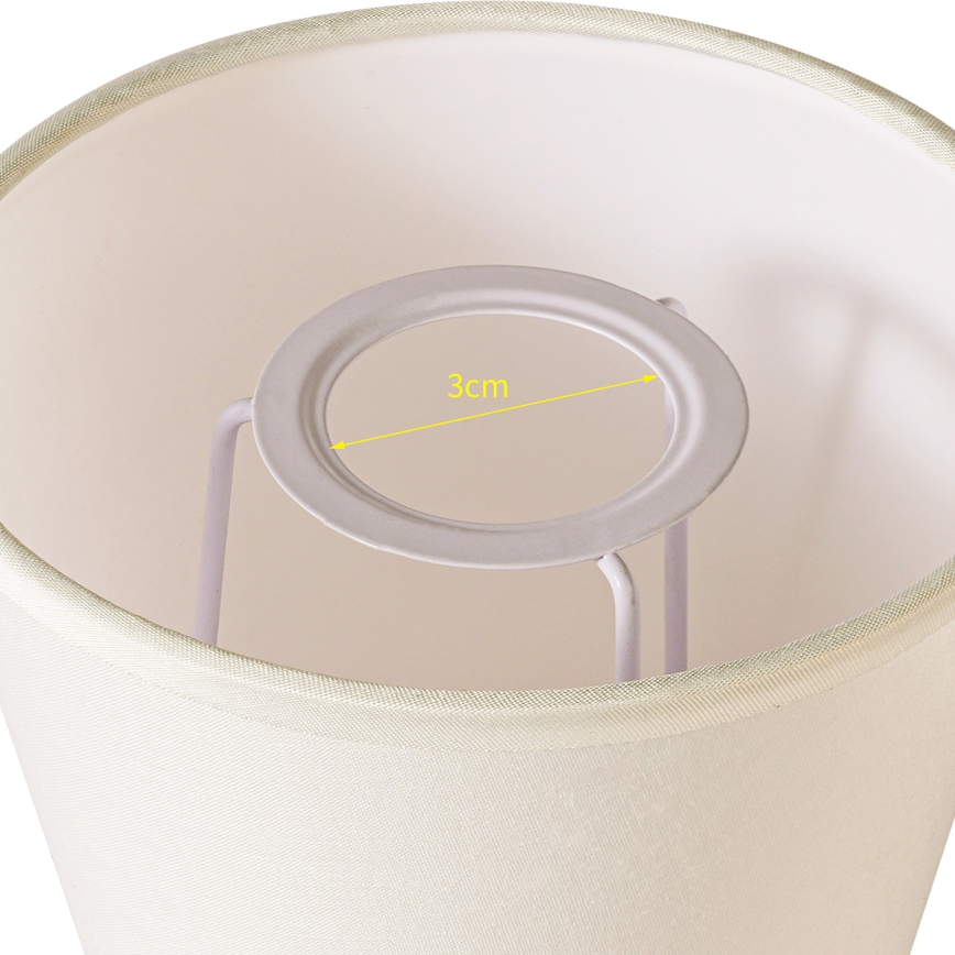 Brilagi - Universal lampskärm NUBILA E27 13x9 cm grädde