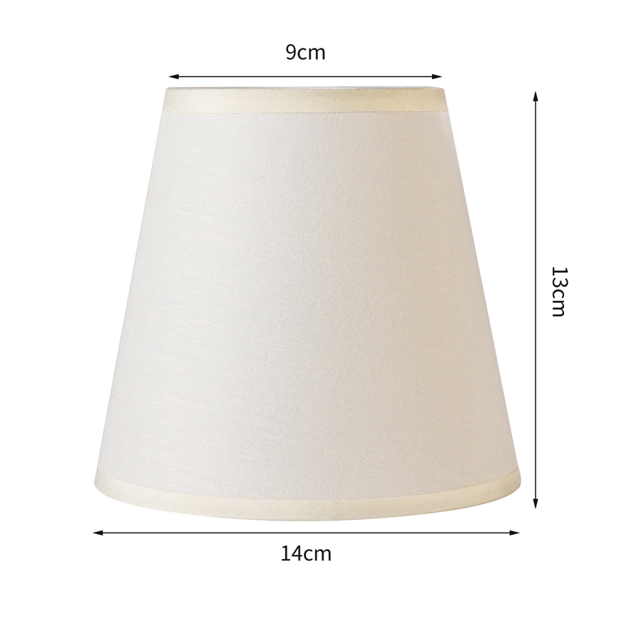 Brilagi - Universal lampskärm NUBILA E27 13x9 cm grädde