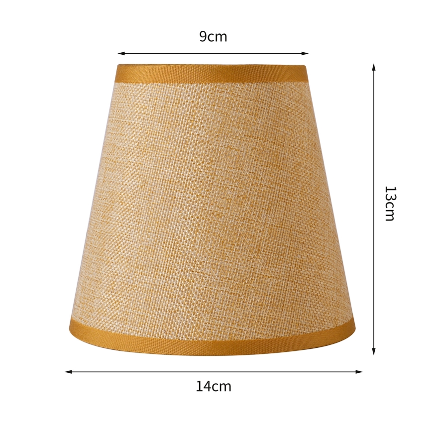 Brilagi - Universal lampskärm NUBILA E27 13x9 cm ljusbrun