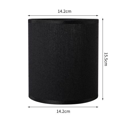 Brilagi - Universal lampskärm NUBILA E27 15,5x14 cm antracit