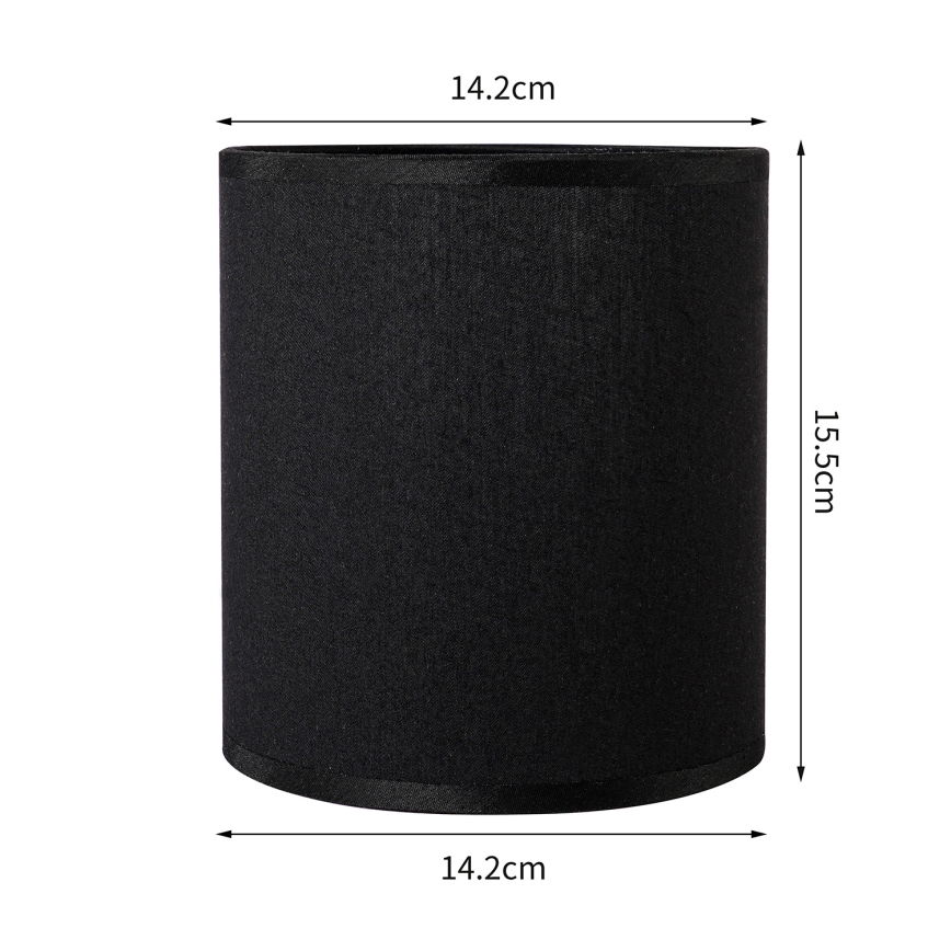 Brilagi - Universal lampskärm NUBILA E27 15,5x14 cm antracit