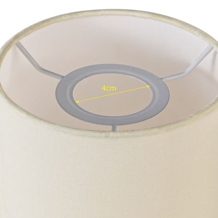 Brilagi - Universal lampskärm NUBILA E27 15,5x14 cm grädde