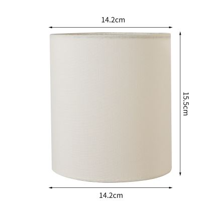 Brilagi - Universal lampskärm NUBILA E27 15,5x14 cm grädde