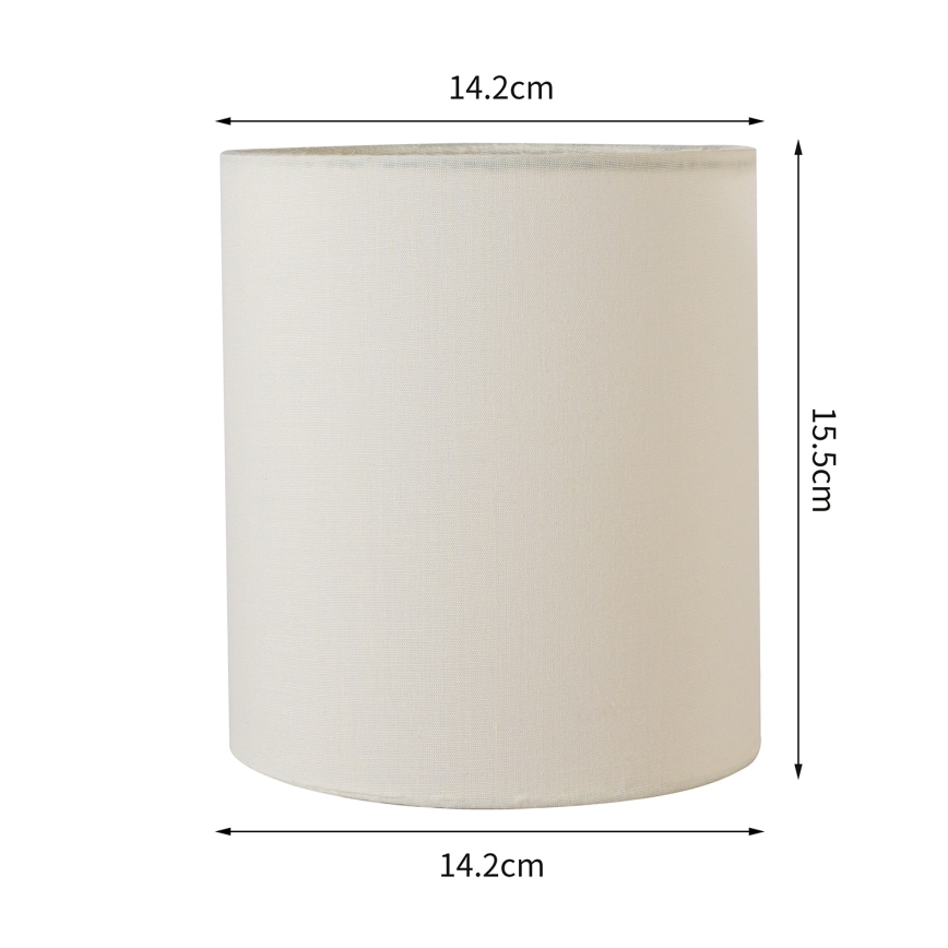 Brilagi - Universal lampskärm NUBILA E27 15,5x14 cm grädde