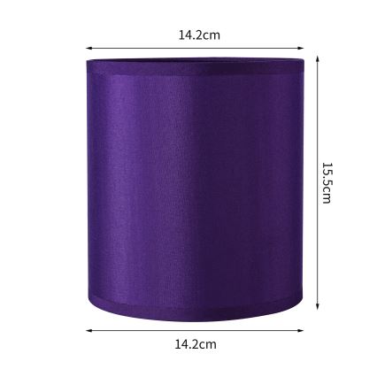 Brilagi - Universal lampskärm NUBILA E27 15,5x14 cm lila