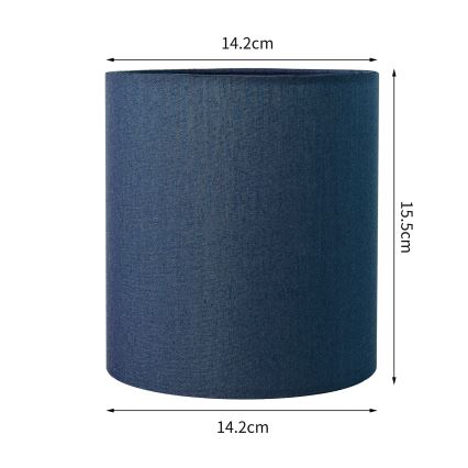Brilagi - Universal lampskärm NUBILA E27 15,5x14 cm mörkblå