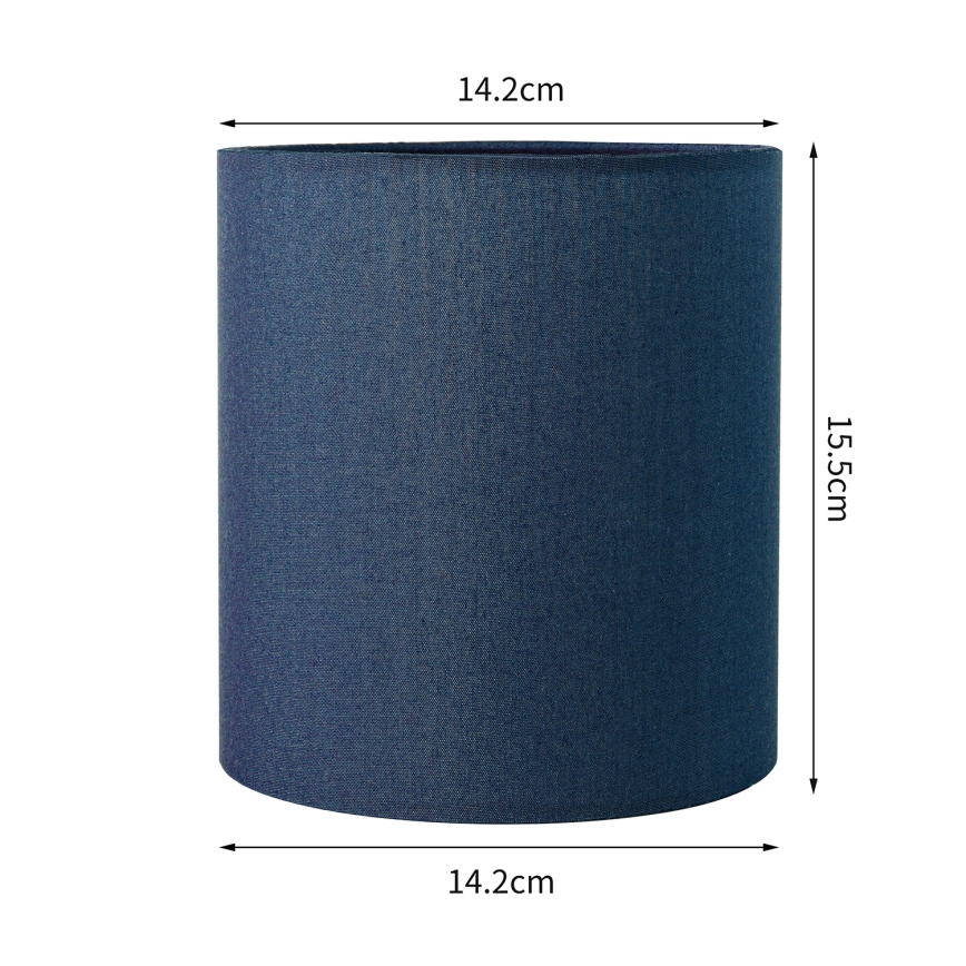 Brilagi - Universal lampskärm NUBILA E27 15,5x14 cm mörkblå