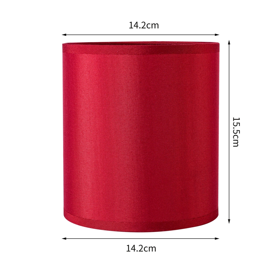 Brilagi - Universal lampskärm NUBILA E27 15,5x14 cm Pompejan röd