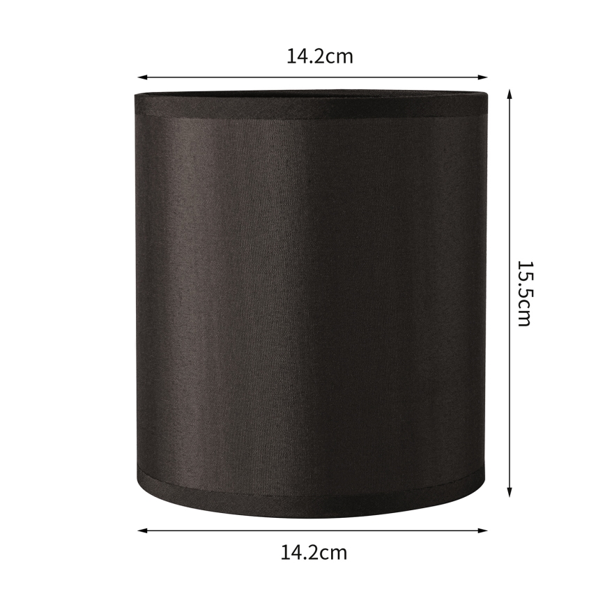 Brilagi - Universal lampskärm NUBILA E27 15,5x14 cm svart
