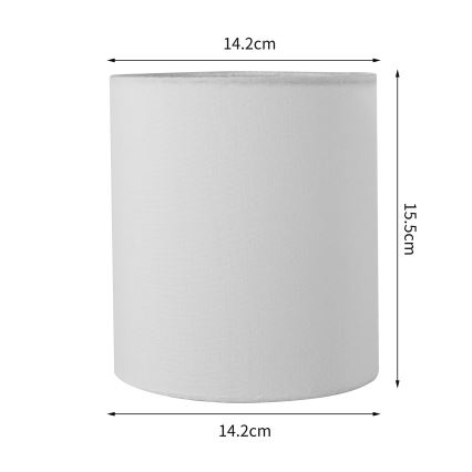 Brilagi - Universal lampskärm NUBILA E27 15,5x14 cm vit