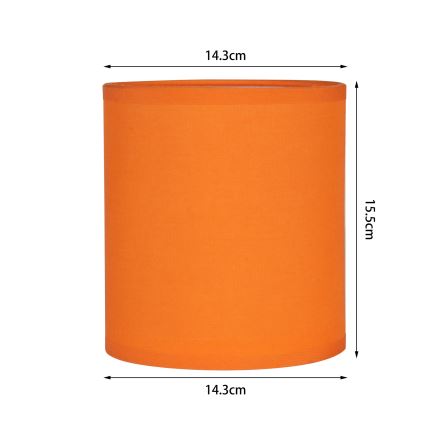 Brilagi - Universell lampskärm NUBILA E27 15,5x14 cm orange