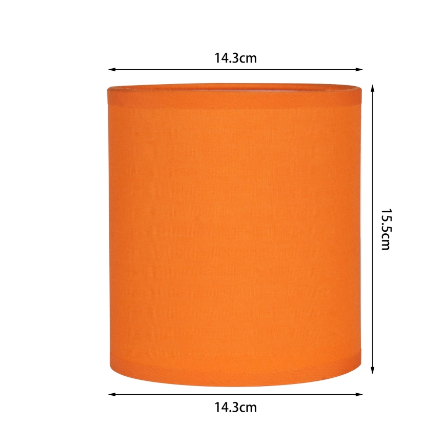 Brilagi - Universell lampskärm NUBILA E27 15,5x14 cm orange