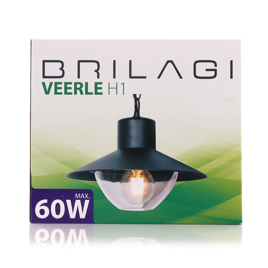 Brilagi -  Utomhus Hängande lampa VEERLE 1xE27/60W/230V IP44