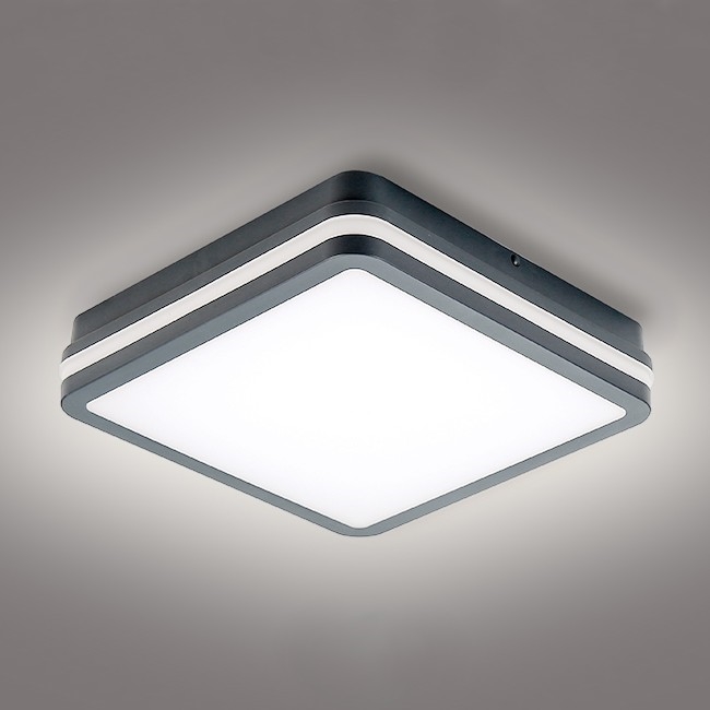 Brilagi - Utomhus LED belysning BENE LED/24W/230V 26x26 cm antracit IP54