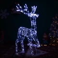 Brilagi - Utomhus-LED-juldekoration, ren, 3,6 W, 31 LED, 230 V, 6500 K (kallvitt), 120 cm, IP44