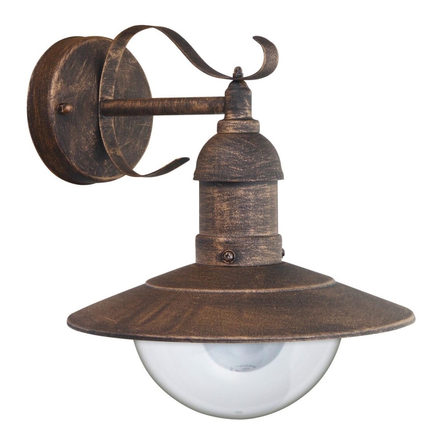 Brilagi - Utomhus väggarmatur MOLDE 1xE27/60W/230V IP44 brons/patina