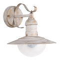 Brilagi - Utomhus väggarmatur MOLDE 1xE27/60W/230V IP44 vit/patina