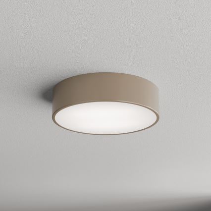 Brilagi - Taklampa för utomhusbruk med sensor CLARE 2xE27/48W/230V diameter 30 cm IP54 beige