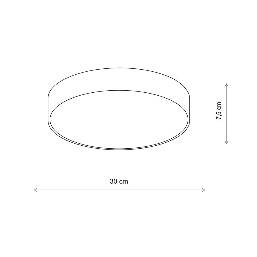 Brilagi - Taklampa för utomhusbruk med sensor CLARE 2xE27/48W/230V diameter 30 cm IP54 beige