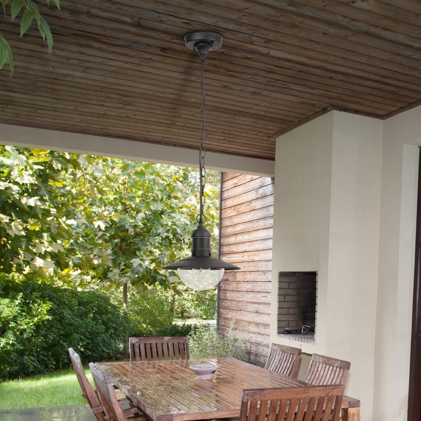 Brilagi - Utomhuspendel MOLDE 1xE27/60W IP44 svart