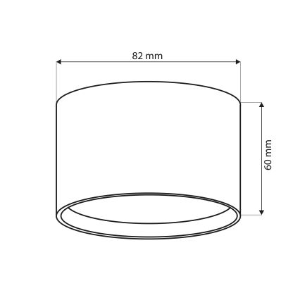Brilagi - Utomhusspotarmatur SMOOTH 1xGX53/15W/230V antracit