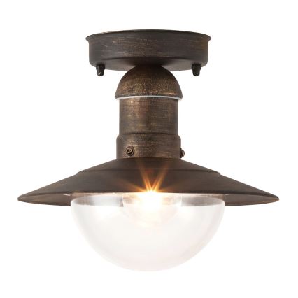 Brilagi - Utomhustaklampa MOLDE 1xE27/60W IP44 brons/patina