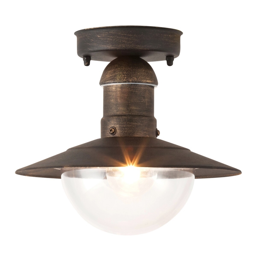 Brilagi - Utomhustaklampa MOLDE 1xE27/60W IP44 brons/patina