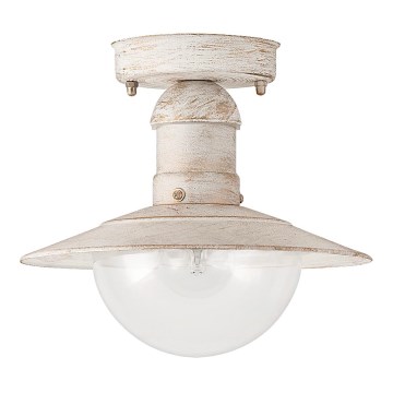 Brilagi - Utomhustaklampa MOLDE 1xE27/60W IP44 vit/patina