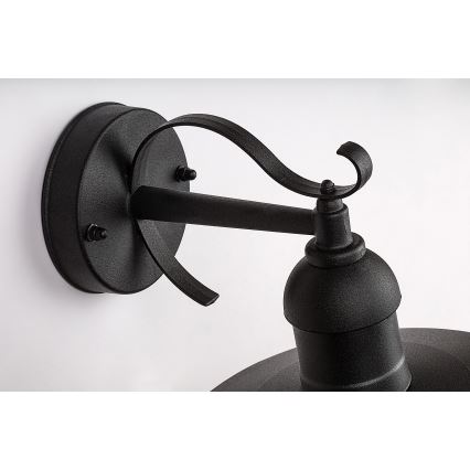 Brilagi - Utomhusvägglampa MOLDE 1xE27/60W/230V IP44 svart