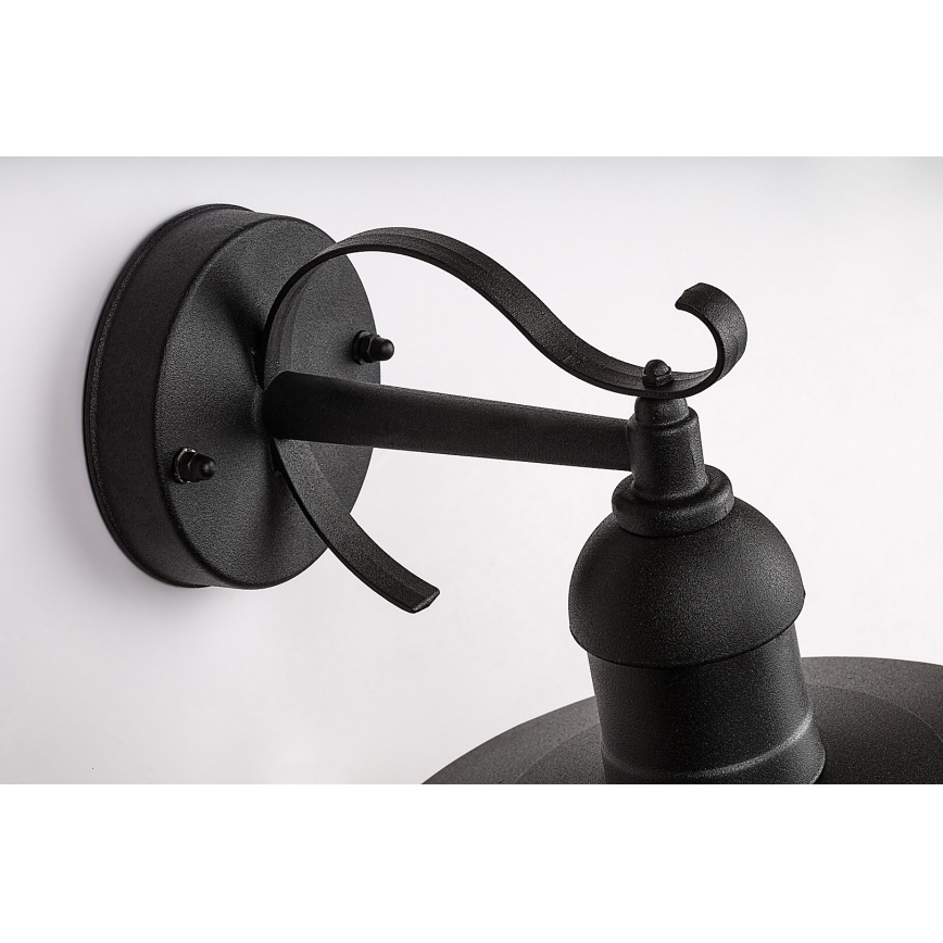 Brilagi - Utomhusvägglampa MOLDE 1xE27/60W/230V IP44 svart