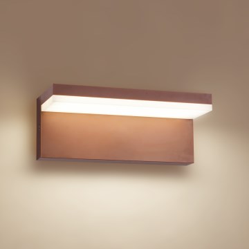 Brilagi - Utomhusvägglampa TESSI LED/10W/230V, brun, IP54