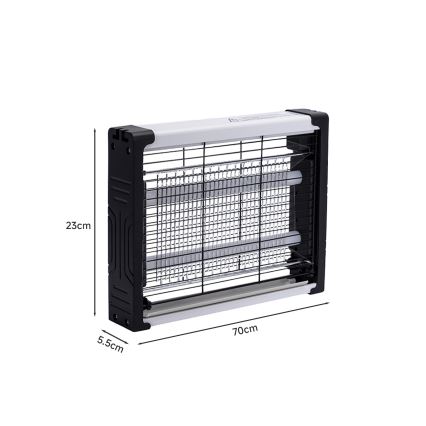 Brilagi - UV-LED elektrisk insektsfångare 2xLED/7,5W/230V 90 m2