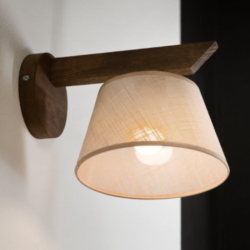 Brilagi - Vägglampa ANTHONY 1xE14/40W/230V ek/beige