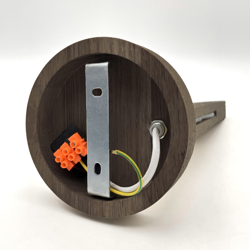 Brilagi - Vägglampa ANTHONY 1xE14/40W/230V ek/brun