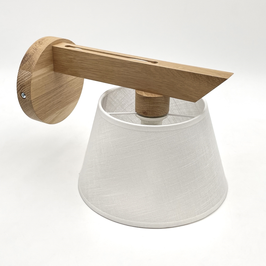 Brilagi - Vägglampa ANTHONY 1xE14/40W/230V ek/vit