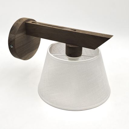 Brilagi - Vägglampa ANTHONY 1xE14/40W/230V ek/vit