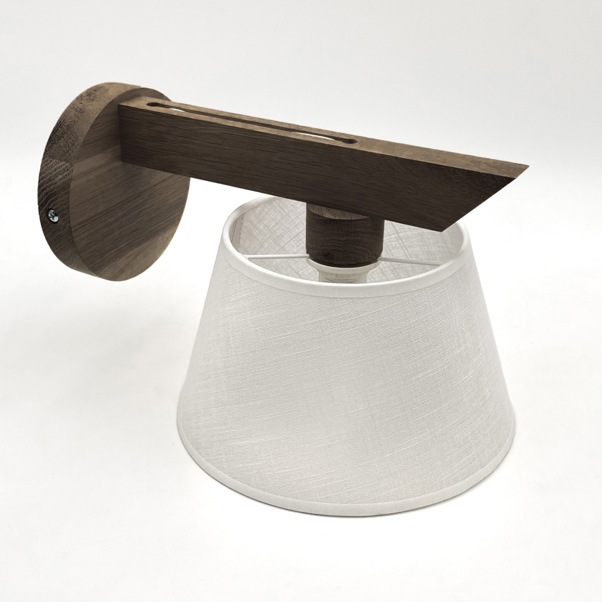 Brilagi - Vägglampa ANTHONY 1xE14/40W/230V ek/vit