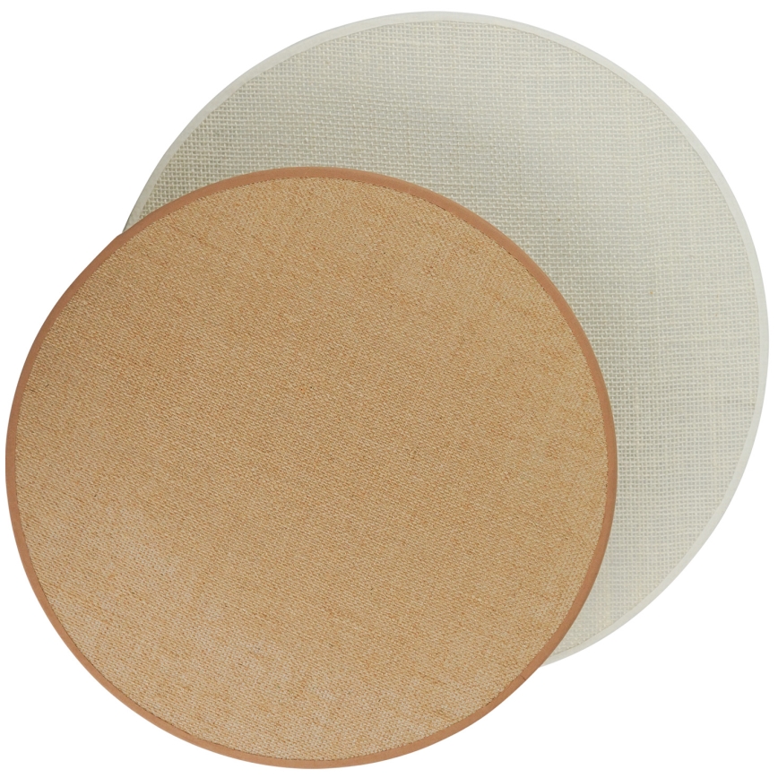 Brilagi - Vägglampa CIRCLES 1xE27/15W/230V 35x32 cm beige/grädde
