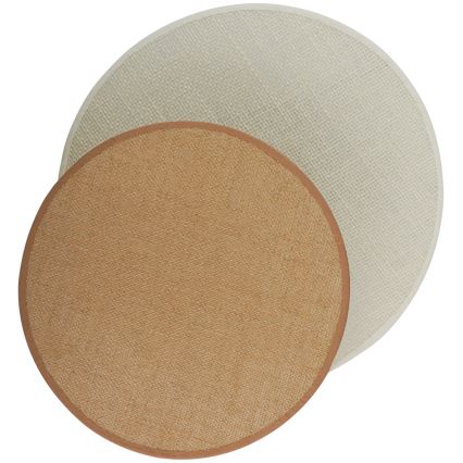 Brilagi - Vägglampa CIRCLES 1xE27/15W/230V 45x45 cm beige/grädde
