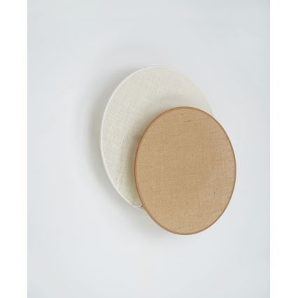 Brilagi - Vägglampa CIRCLES 1xE27/15W/230V 45x45 cm beige/grädde
