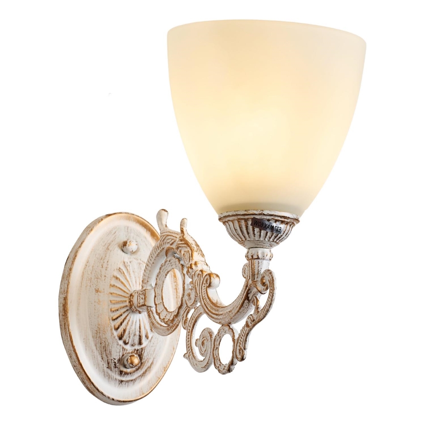 Brilagi - Vägglampa CLASSIC 1xE27/60W/230V grädde/patina