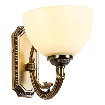 Brilagi - Vägglampa CLASSIC 1xE27/60W/230V mässing