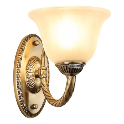 Brilagi - Vägglampa CLASSIC 1xE27/60W/230V mässing